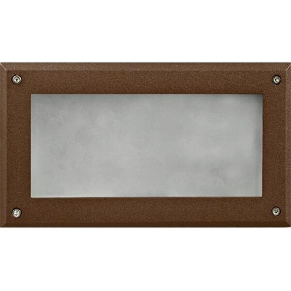 Dabmar Lighting Dabmar Lighting DSL1001-BZ Recessed Open Face Brick; Step & Wall Light; Bronze - 5 x 8.90 x 3.15 in. DSL1001-BZ - main